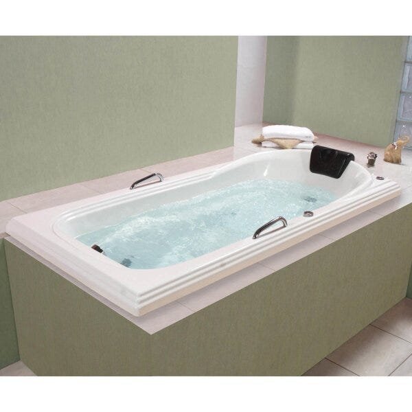 Banheira Hidromassagem Astra Confortare Super Luxo 180cmx90cmx55cm - 03 Jatos Gel Coat P4 Com Aquece - 2