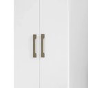 Ver imagem 3 de Armário Multiuso Lavanderia 55cm 2 Portas Staxx Branco Z17 - Mpozenato