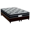 Ver imagem 1 de Cama Box Crc Queen +Colchão Molas Bonnel Born Probel 158x198