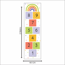 Ver imagem 4 de Adesivo de Chão Amarelinha Infantil Educativo e Divertido