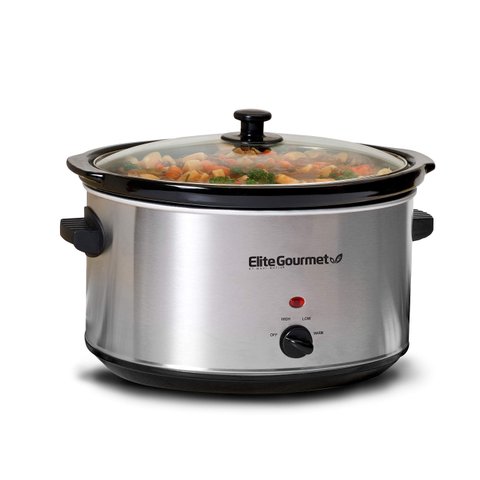 Elite Gourmet Mst-900v Panela Elétrica Slow Cooker 8,5l Aço Inoxidável