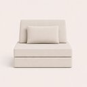 Ver imagem 3 de Sofá Infantil Modular Iterativo em Bouclê Cor Off White - 1 Módulo