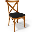 Ver imagem 7 de Kit 02 Cadeiras para Sala de Jantar e Estar Living Estofada Ávila L02 Suede Preto - Lyam