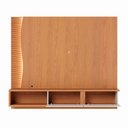 Ver mais imagens de Home Suspenso para TV até 65 MDP/MDF Sabat 179cm Fitas LED Portas Basculantes Freijó/Off White G73 -