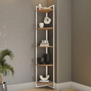 Estante de Canto Estilo Industrial 31cm 05 Prateleiras Li022 Kappesberg Industrial