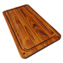 Ver imagem 3 de Tabua para Corte / Churrasco - Grande - 54cm X 29cm - Teca