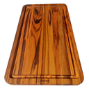 Ver imagem 1 de Tabua para Corte / Churrasco - Grande - 54cm X 29cm - Teca