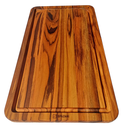 Ver imagem 1 de Tabua para Corte / Churrasco - Grande - 54cm X 29cm - Teca