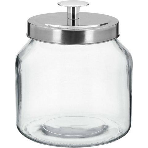 Pote Porta Mantimentos Home&co Vidro 2l 21x16x16cm Cozinha