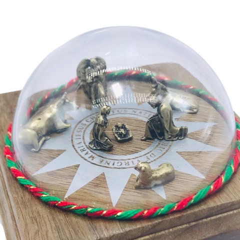 Mini Presépio Natal Estrela de Prata Sagrada Família