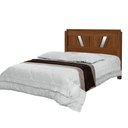 Ver imagem 2 de Cama De Casal Madeira Maciça Rustica Imbuia Atraente