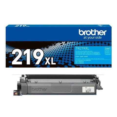 Toner Brother Tn-219xlc Tn219xl Ciano Original Mfc-l3760cdw Hl-l3240cdw Dcp-l3560cdw 2.3k