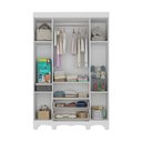 Ver imagem 5 de Guarda-roupa Infantil 122cm 4 Portas e 2 Gavetas Dengo Multimóveis Mp4438 Branco/off White