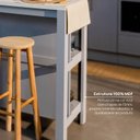 Ver imagem 6 de Ilha Gourmet Planejada Marselha CabeCasa MadeiraOriginals Azul/Sereno/Branco