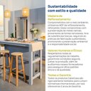 Ver imagem 7 de Ilha Gourmet Planejada Marselha CabeCasa MadeiraOriginals Azul/Sereno/Branco