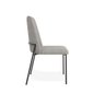 Kit 4 Cadeiras Estofadas Lucy Aço Carbono Linho Cinza - 7
