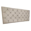 Ver imagem 3 de Cabeceira Painel Capitonê Solteiro 0,90m Jade Suede Bege