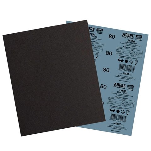 Lixa Ferro Grao 100 25 Folhas 225 X 275mm Lfe100