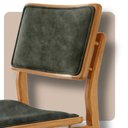 Ver imagem 4 de Conjunto com 2 Banquetas Eva Moderna Jade Imbuia Natural