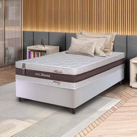 Cama Box Mali Molas Ensacadas Solteiro 88x188 King House