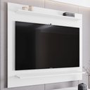 Ver imagem 2 de Painel para Tv Suspenso 50 Pol 120cm 2 Prateleiras Versa M24 Branco - Mpozenato