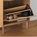 Ver imagem 4 de Sapateira Estreita Organizadora Madeira Mikka Compacta Tênis 44 Freijó Idimex