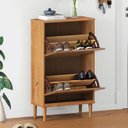 Ver imagem 5 de Sapateira Estreita Organizadora Madeira Mikka Compacta Tênis 44 Freijó Idimex