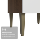 Ver mais imagens de Balcão Gabinete de Pia 105 cm 3 Portas 2 Gavetas Rustic/Branco Lille Madesa