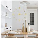 Ver imagem 1 de Relógio de Parede Gigante Alg Romanos - Dourado