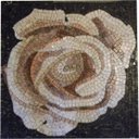 Ver imagem 2 de Mandala Mosaico Floral Rosa Branca I 130cm