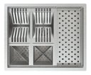 Ver imagem 1 de Calha Quadrada Varanda Gourmet Cozinha Inox P/Copos Louça Technox