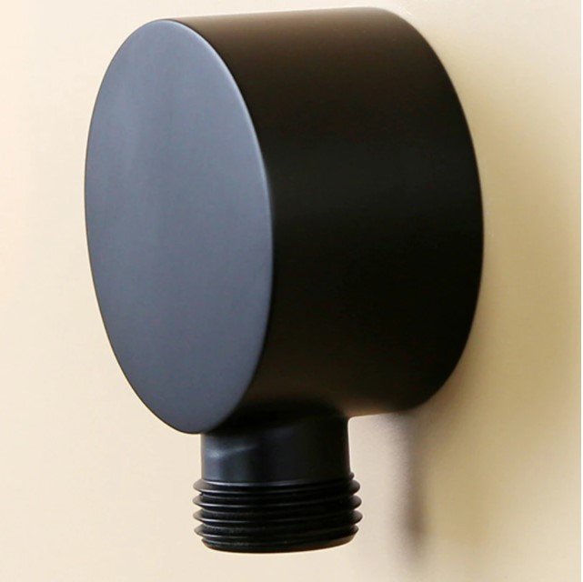 Cotovelo SAIDA DUCHA HIGIENICA PRETO FOSCO 1/2mm - - 3