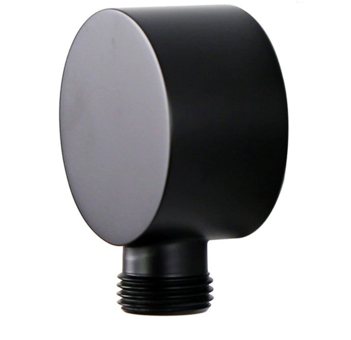 Cotovelo SAIDA DUCHA HIGIENICA PRETO FOSCO 1/2mm - - 1