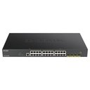 Ver imagem 1 de Switch 28 Portas D-link Dgs-1250-28xmp - Gerenciável - 24 Portas Gigabit Poe - 4 Portas Sfp+ 10g