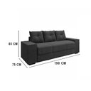 Ver imagem 4 de Conjunto Sofa 3 e 2 Lugares Suede Chamego Ii Flash - Cinza
