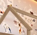 Ver imagem 3 de Cama Infantil Montessoriana com Cama Auxiliar 201X95cm Aveiro/Branco