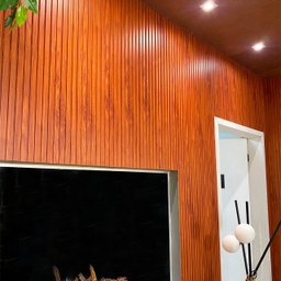 Painel Ripado Interno em Wpc 2,90m X 15cm Woopo Mogno - 8