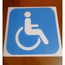 Ver imagem 3 de PLACA SIA AUTOADESIVO 150X150MM CADEIRANTE