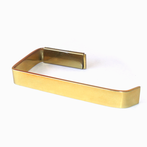 Papeleira Porta Papel Higiênico Chapa Grossa Dourado