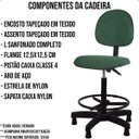 Ver imagem 6 de Cadeira Caixa Alta Fixa Executiva Balcao Portaria Recepção