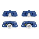 Ver imagem 1 de Sistema Roldana Embutir 35mm JP35 30kg Porta Correr Joelini