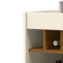 Ver imagem 3 de Aparador Adega Cantinho do Café New Odin - EJ Móveis - Offwhite/Freijó