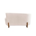 Ver imagem 6 de Namoradeira Sofá Feijão Lounge 120cm Orgânica Veludo Marfim
