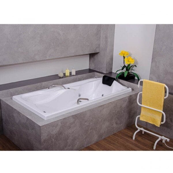 Banheira Hidromassagem Astra Nobile Luxo 180cmx90cmx57cm - 04 Jatos Gel Coat P6 Com Aquecedor - 2