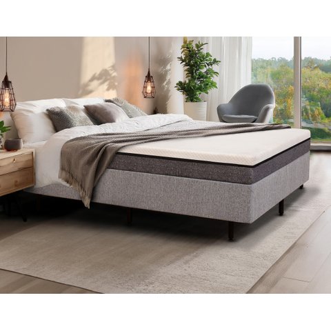 Cama Fastbox King Size Serenelife - Tecido Alpha 56