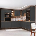 Ver imagem 1 de Cozinha Modulada Completa de Canto 10 Peças Linha Isabelle IS0030 Delmarco