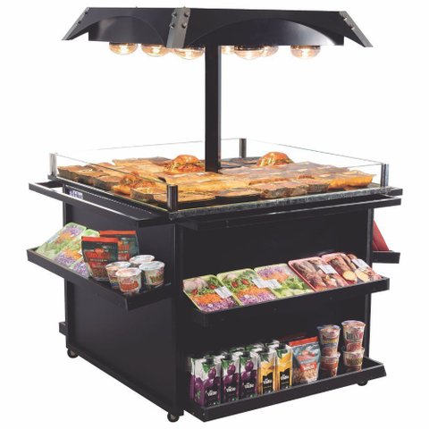 Mesa Aquecida Self Service Suprema EF271 Preta Frilux 220V