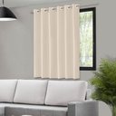 Ver imagem 1 de Cortina Black Out com Ilhos 1,40x1,40:bege