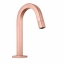Ver imagem 1 de Torneira de Mesa para Banheiro Bica Baixa Rose-gold Fosco