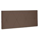 Ver imagem 1 de Cabeceira Painel Casal 1,40m Aquilla Suede Caramelo